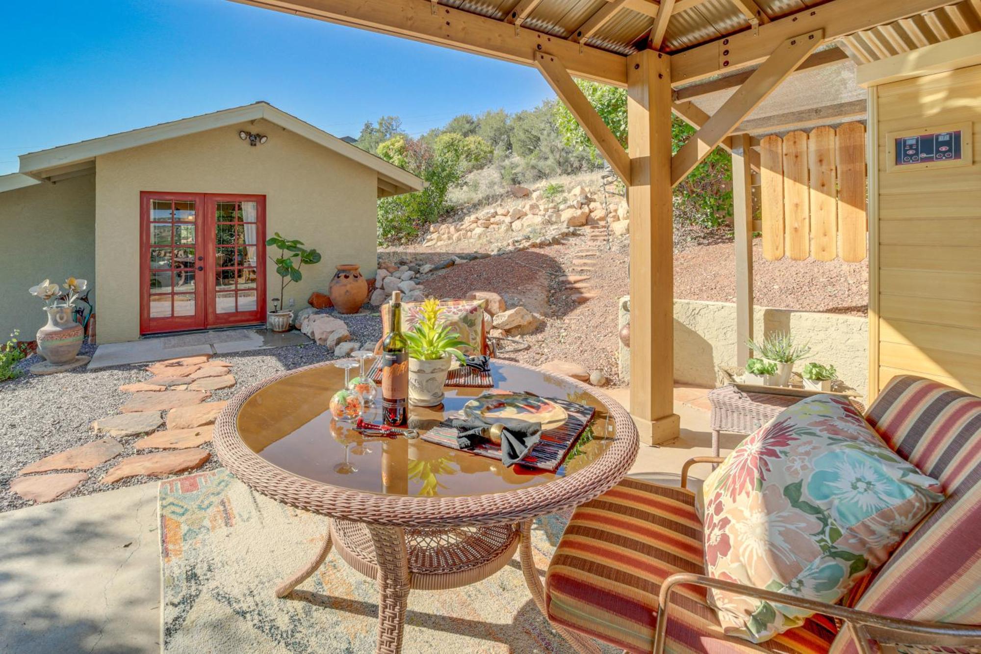 Vineyard Views And Sauna At Cornville Home! Cottonwood Exterior foto
