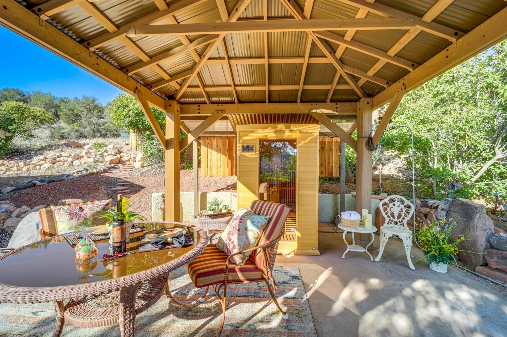 Vineyard Views And Sauna At Cornville Home! Cottonwood Exterior foto