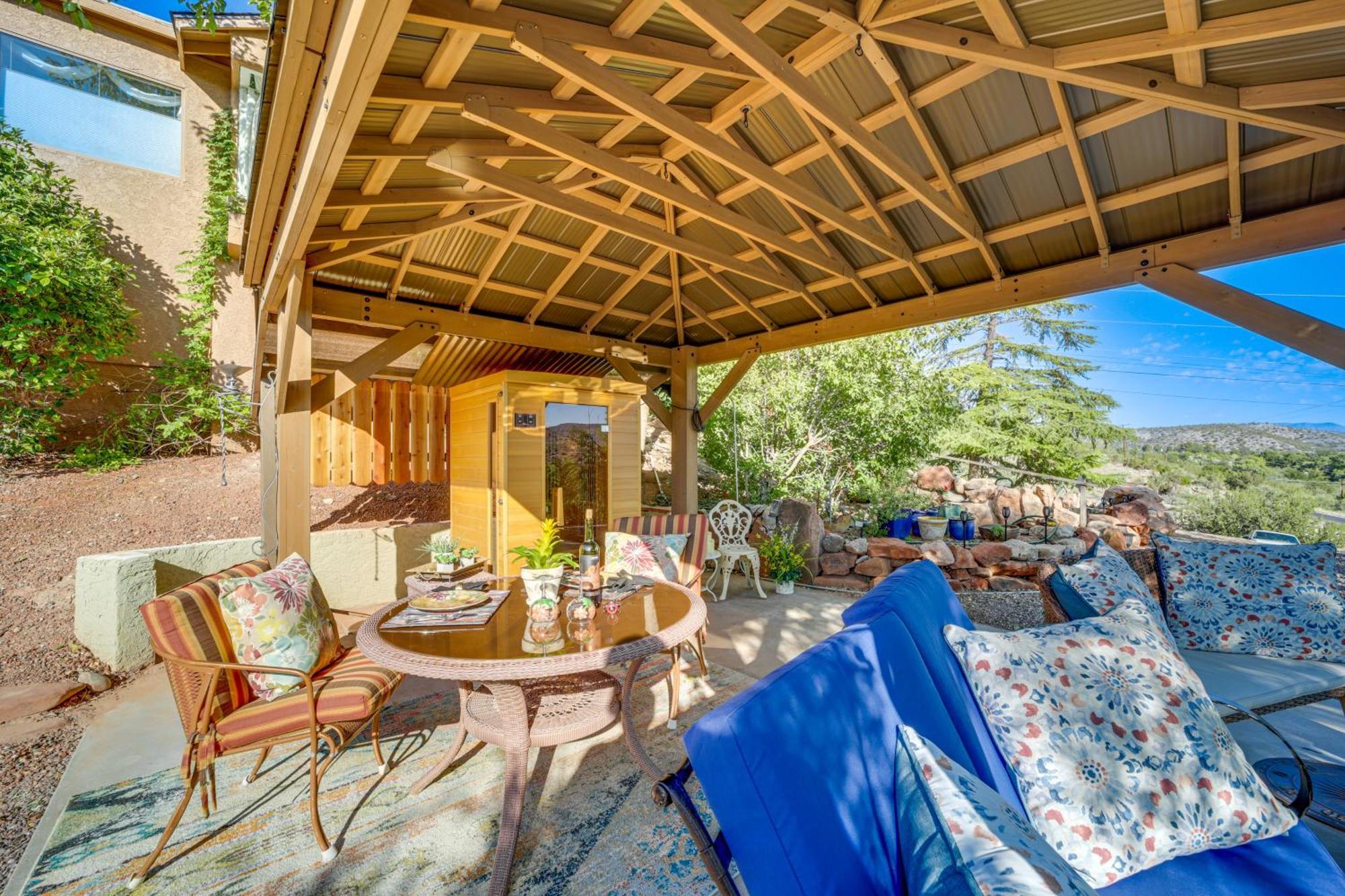 Vineyard Views And Sauna At Cornville Home! Cottonwood Exterior foto